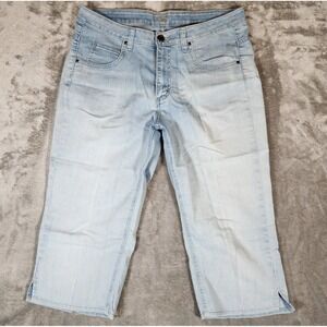 Lee Capri Women's‎ 35X19 Jeans Riders Skimmer Blue Pre-Owned